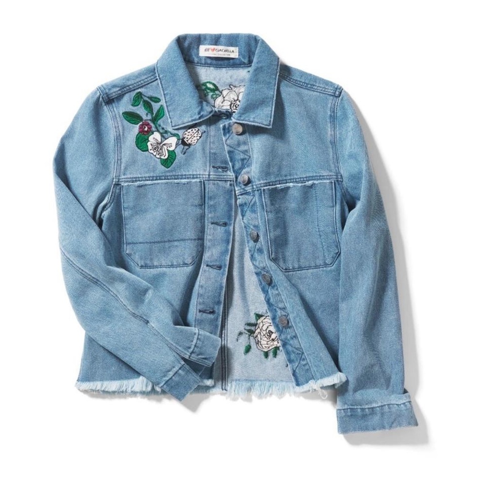 H&M x Coachella Embroidered Denim Jacket